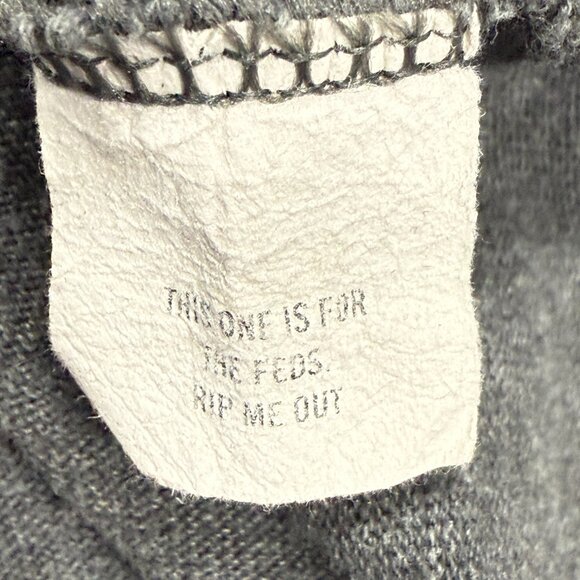 Taylor Stitch The Heavy Bag Crewneck T-Shirt Gray With Pocket Mens 36 XS Tee - Picture 6 of 8